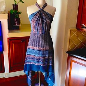 BCBGMaxAzria “Danela” Handkerchief Dress